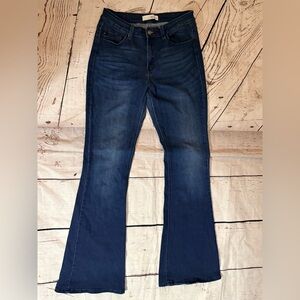 Kancan dark wash flare jeans 28 womens